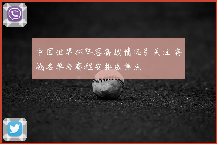 中国世界杯阵容备战情况引关注 备战名单与赛程安排成焦点