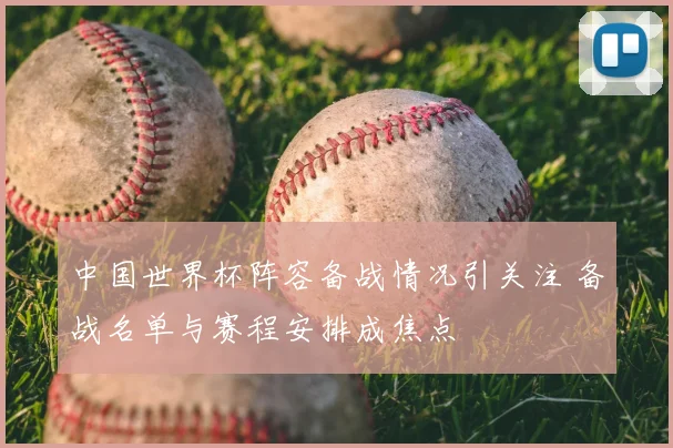 中国世界杯阵容备战情况引关注 备战名单与赛程安排成焦点